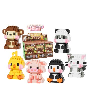 KAWAII BOX - Animal Zoo - Kit de Construction (6pcs) 165 à 205pcs - vue principale