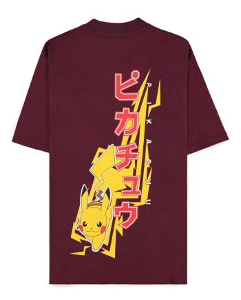 POKEMON - Pikachu - T-Shirt Loose Fit Homme (XL) - vue de face