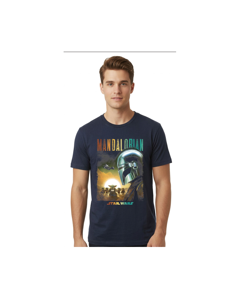 MANDALORIAN & GROGU - T-Shirt (L) - vue principale
