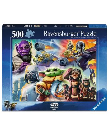 THE MANDALORIAN AND GROGU - Puzzle 500P - vue principale