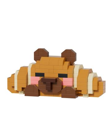 KAWAII BOX - Capybara Bakery - Kit de Construction (6pcs) 200 à 340pcs - vue de dos