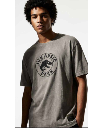 JURASSIC PARK - Logo - T-Shirt Oversize (L) - vue principale