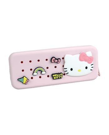 HELLO KITTY - Trousse à Crayons en Silicone avec Pins - vue principale