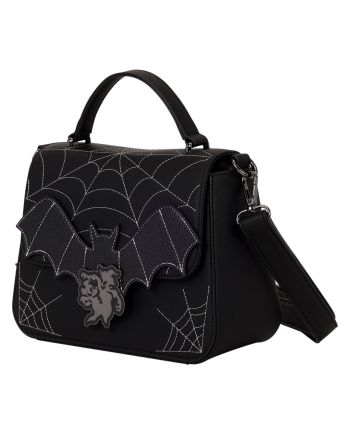 DISNEY - Mickey & Minnie Spiderweb & Bats - Sac bandoulière Loungefly - vue de face