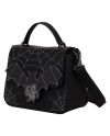 DISNEY - Mickey & Minnie Spiderweb & Bats - Sac bandoulière Loungefly - vue de face