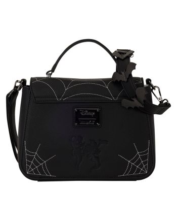 DISNEY - Mickey & Minnie Spiderweb & Bats - Sac bandoulière Loungefly - vue de profil