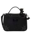 DISNEY - Mickey & Minnie Spiderweb & Bats - Sac bandoulière Loungefly - vue de profil