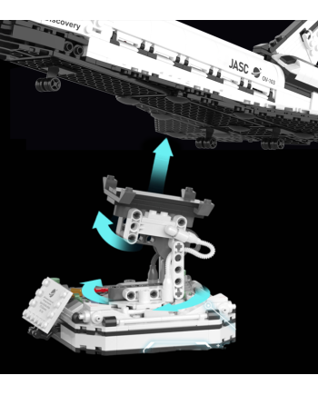POP SERIES - Kit de Construction - Navette Spatiale - 950pc - vue de face