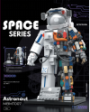 POP SERIES - Kit de Construction - Astronaute - 900pc - vue de profil