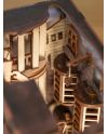 HARRY POTTER -BOOK NOOK KIT -Chemin de Traverse - 202pc +Eclairage LED - vue de profil