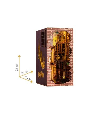 HARRY POTTER -BOOK NOOK KIT -Chemin de Traverse - 202pc +Eclairage LED - vue de detail