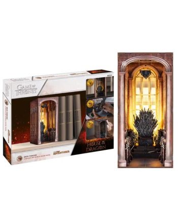 GAME OF THRONES - BOOK NOOK KIT - Thrône de Fer - 91pc + Eclairage LED - vue principale