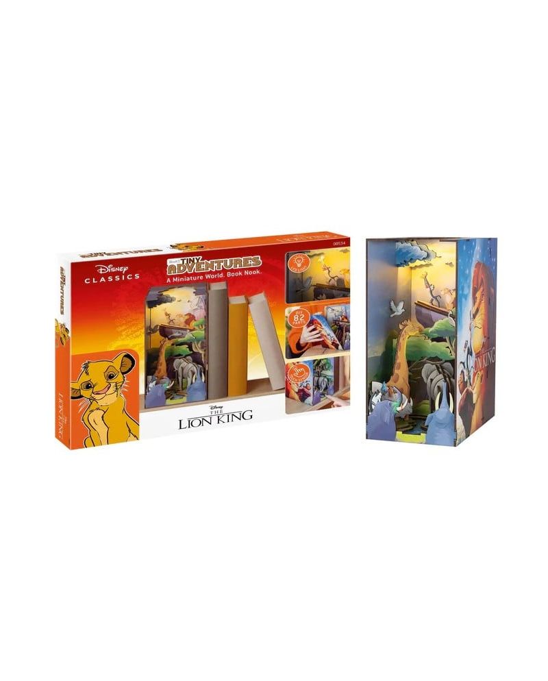 DISNEY - BOOK NOOK KIT - Le Roi Lion - 82pc + Eclairage LED - vue principale