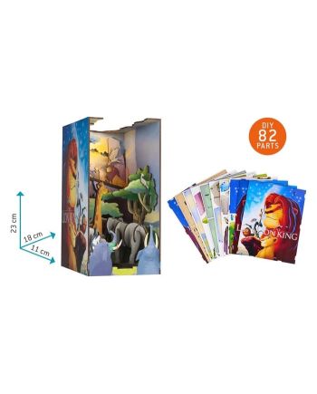 DISNEY - BOOK NOOK KIT - Le Roi Lion - 82pc + Eclairage LED - vue du packaging