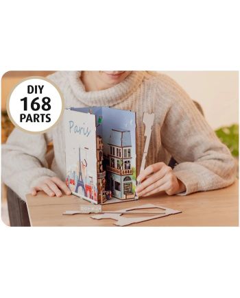 BOOK NOOK KIT - Paris - 168pc + Eclairage LED - vue de detail