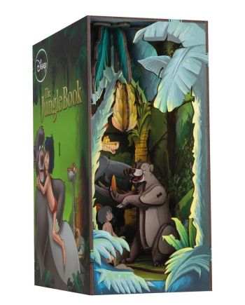 DISNEY - BOOK NOOK KIT - Le Livre de la Jungle - 68pc + Eclairage LED - vue de profil