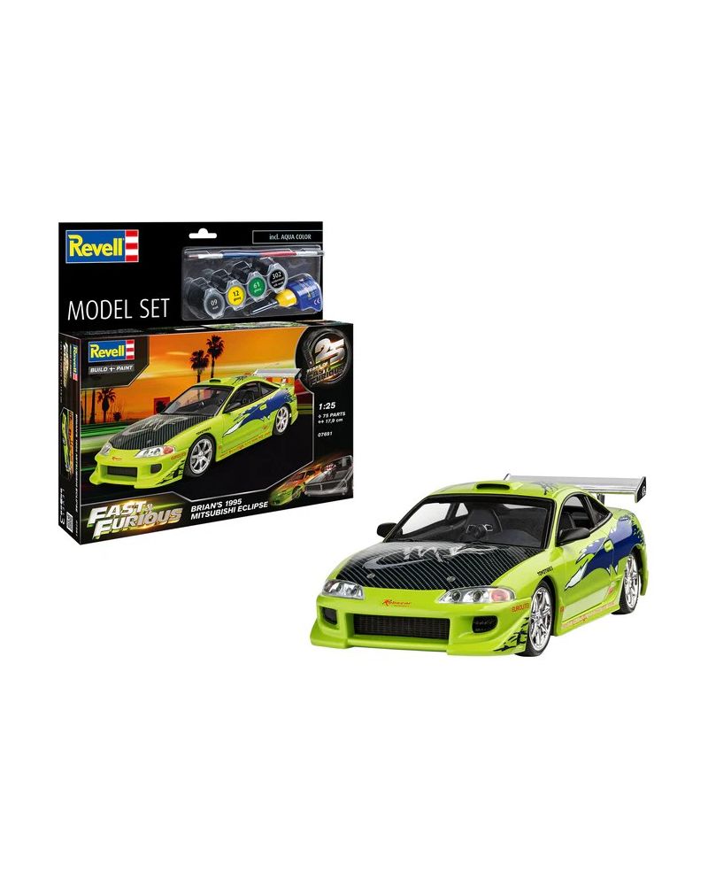 FAST & FURIOUS - Brian's Mitsubishi Eclipse - Model Kit 1/25 - vue principale