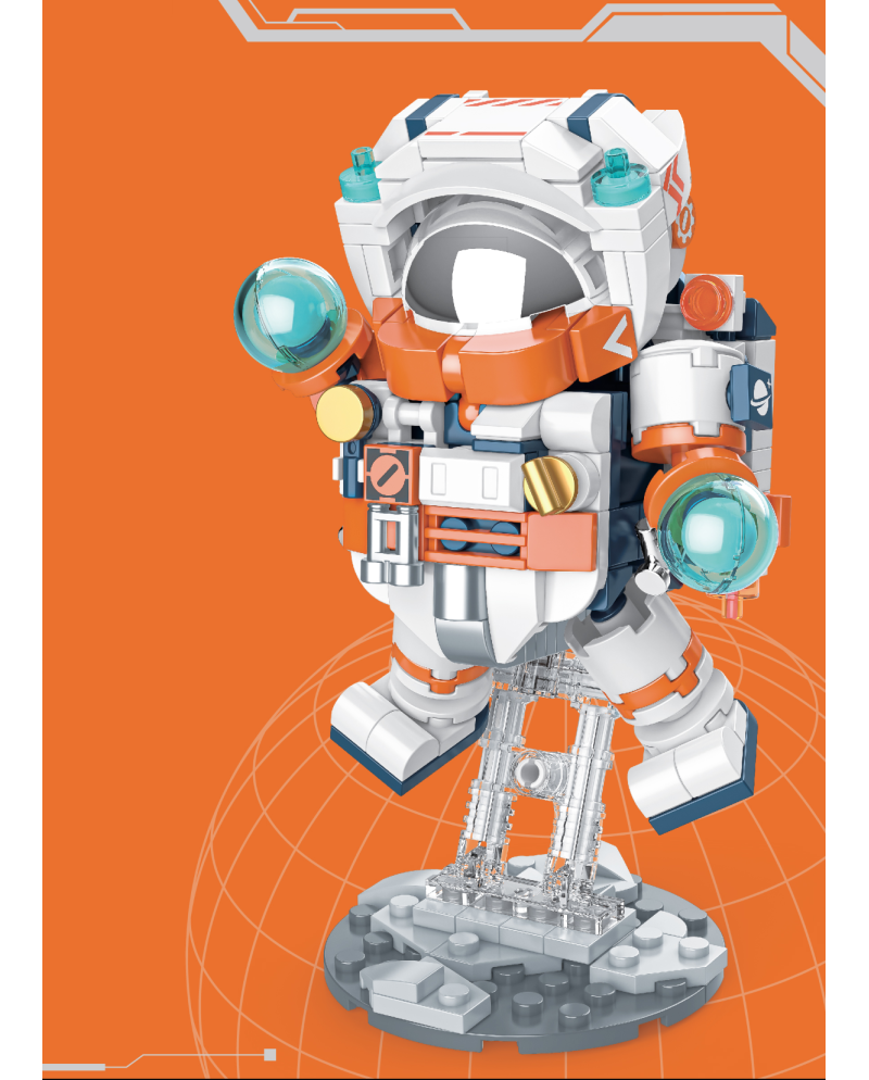 POP SERIES - Kit de Construction - Astronaute Interstellaire - 302pc - vue principale