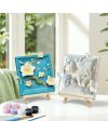 MAGNET DIY - Fleur d'abricotier - Aimant à peindre en 3D DIY - vue de face
