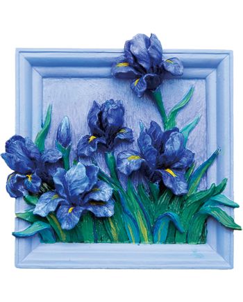 MAGNET DIY - Iras Lilas - Aimant à peindre en 3D DIY - vue principale