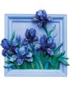 MAGNET DIY - Iras Lilas - Aimant à peindre en 3D DIY - vue principale