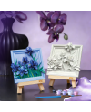 MAGNET DIY - Iras Lilas - Aimant à peindre en 3D DIY - vue de profil