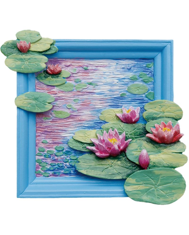 MAGNET DIY - Nénuphars - Aimant à peindre en 3D DIY - vue principale