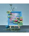 MAGNET DIY - Nénuphars - Aimant à peindre en 3D DIY - vue de dos