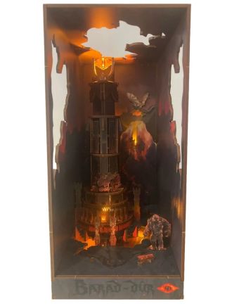 LORD OF THE RING - BOOK NOOK KIT - Barad-Dûr - 155pc + Eclairage LED - vue de face