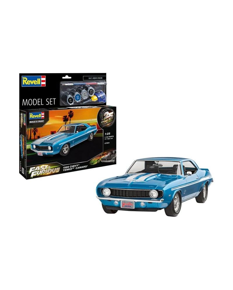 FAST & FURIOUS - 1969 Chevy Camaro Yenko - Model Kit 1/25 - vue principale