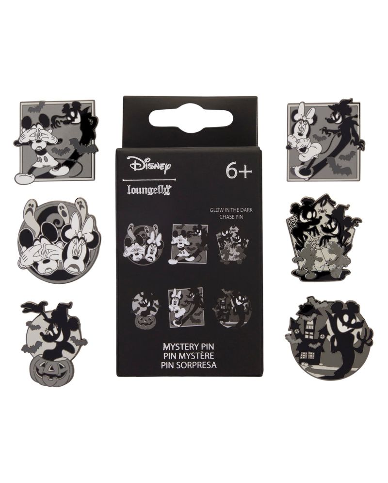 DISNEY - Mickey & Minnie Ghost - Funko Blind Box Enamel Pins - vue principale