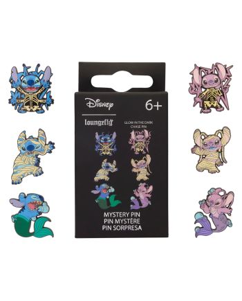DISNEY -Stitch & Angel Halloween - Funko Blind Box Enamel Pins - vue principale