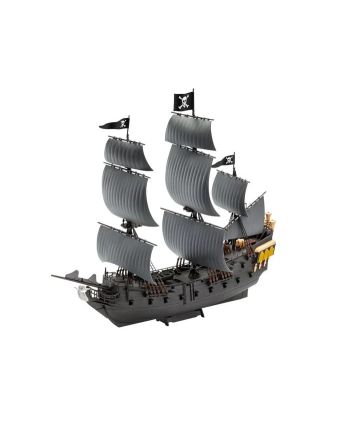 PIRATES DES CARAIBES - Black Pearl - Model Kit Click System 1/150 - vue de face