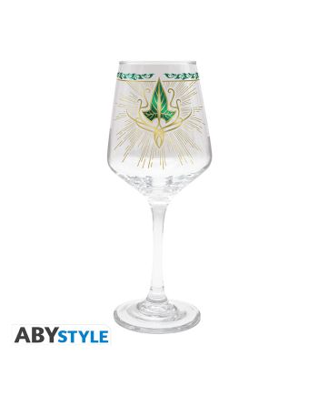 LE SEIGNEUR DES ANNEAUX - Feuille de la Lorien - Verre à pied 350ml - vue principale