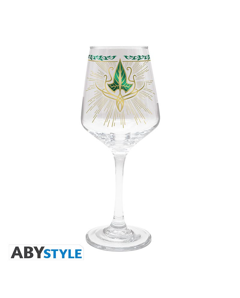 LE SEIGNEUR DES ANNEAUX - Feuille de la Lorien - Verre à pied 350ml - vue principale