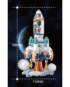 POP SERIES - Kit de Construction - Fusée exploration spatiale - 294pc - vue de face