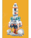 POP SERIES - Kit de Construction - Fusée exploration spatiale - 294pc - vue de profil