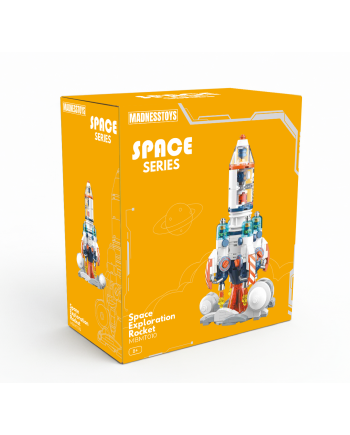 POP SERIES - Kit de Construction - Fusée exploration spatiale - 294pc - vue de dos