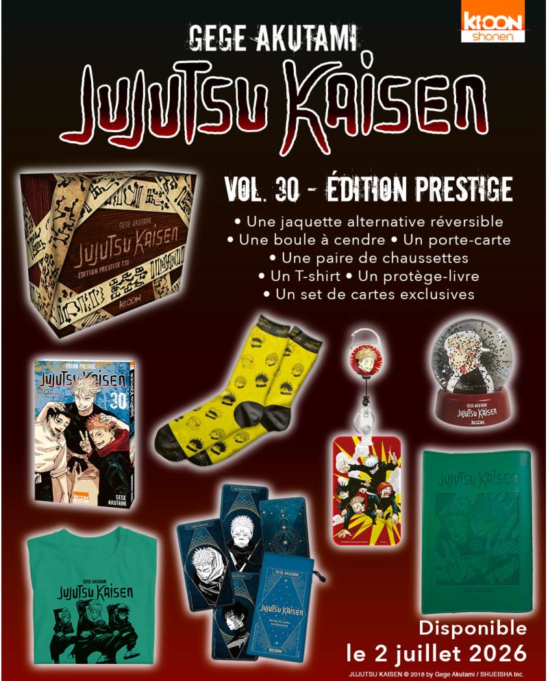 JUJUTSU KAISEN - Tome 30 - EDITION PRESTIGE - vue principale