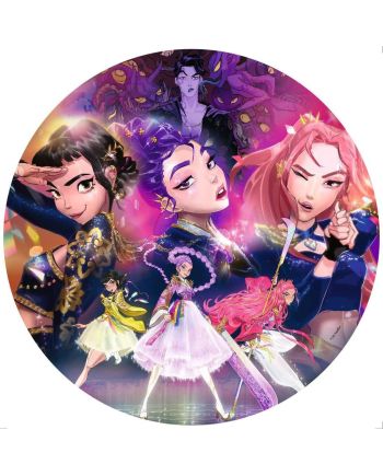 K-POP DEMON HUNTERS - Puzzle Rond 500p - vue de face