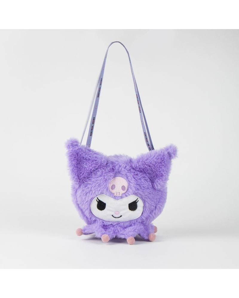 KUROMI - Head -  Plush Shoulderbag - 17x14x4cm