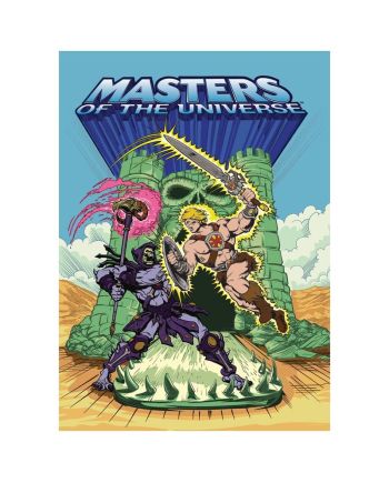 LES MAITRES DE L'UNIVERS - Musclor Skeletor - Art Print -Edit. Limitée - vue principale
