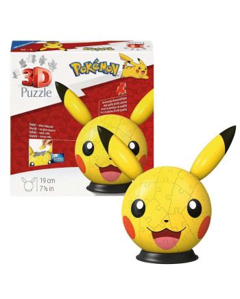 POKEMON - Puzzle 3D 72p - Pikachu - vue principale