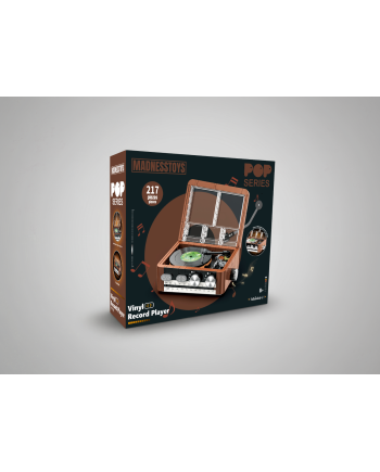 POP SERIES - Kit de Construction - Tourne-disque - 217pc - vue de profil