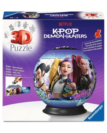 K-POP DEMON HUNTERS - Puzzle Rond 500p - vue de face