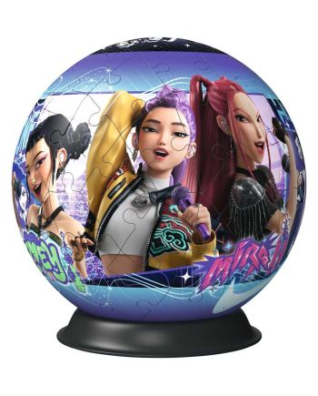 K-POP DEMON HUNTERS - Puzzle Rond 500p - vue de profil