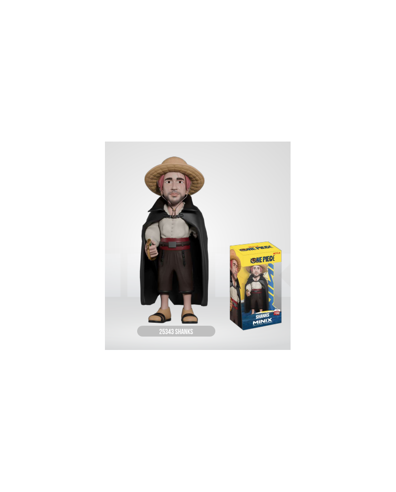 ONE PIECE - Shanks - Figurine Minix 12cm - vue principale