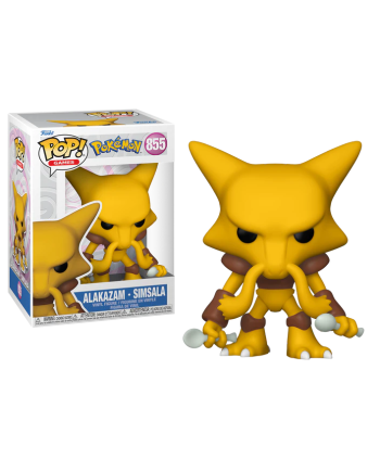 Figurine POP Games Alakazam N° 855 Funko Pokemon - vue de face
