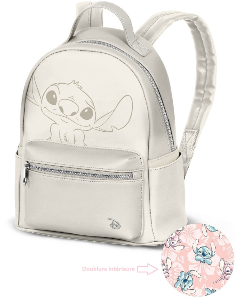 STITCH - White - Fashion BackPack '28x24x11cm'