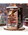 BOOK NOOK KIT - DIY - Murmures de neige à Kyoto- 286pc + Eclairage LED - vue de face